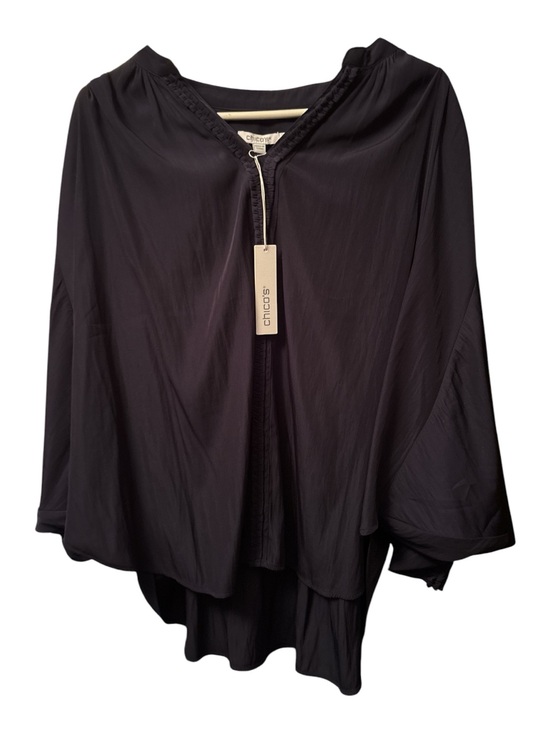 Chico's Tops - Chico's Navy Draped Blouse